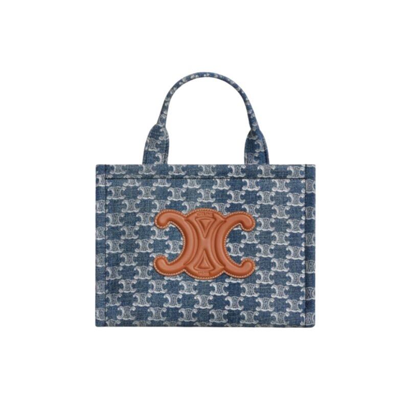 CELINE SMALL CABAS THAIS DENIM 24CM