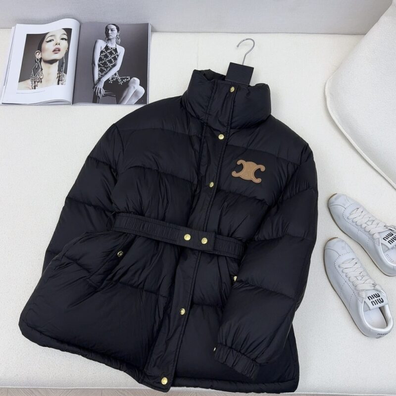 Alternative view of CELINE DOWN JACKET POLYESTER BLACK