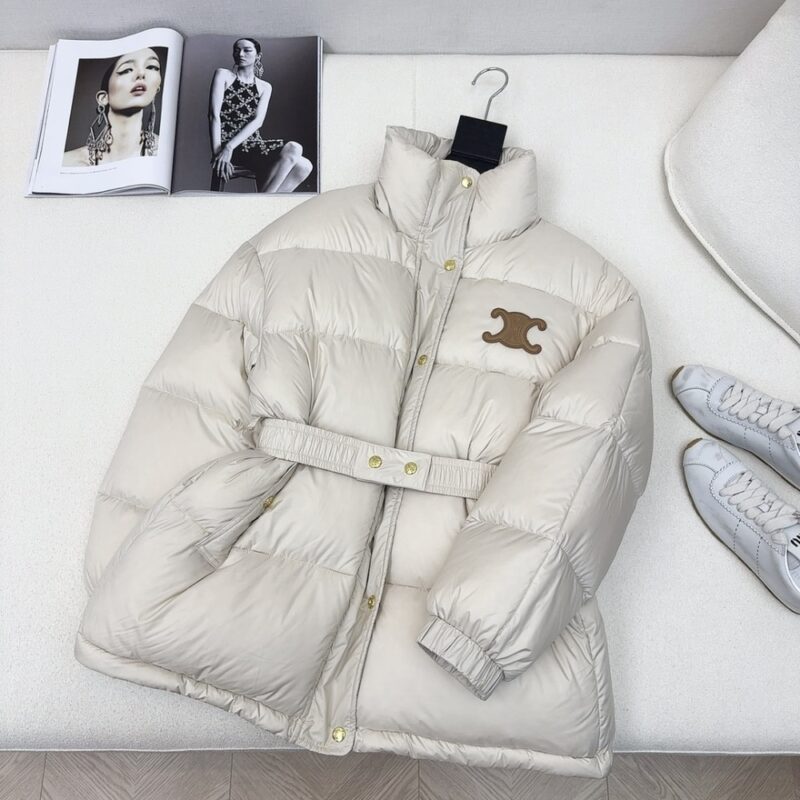 Alternative view of CELINE DOWN JACKET POLYESTER WHITE