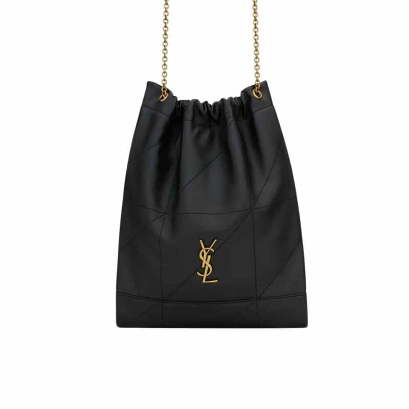 SAINT LAURENT JAMIE 4.3 POCHON IN BLACK 31CM 781666AAB321000