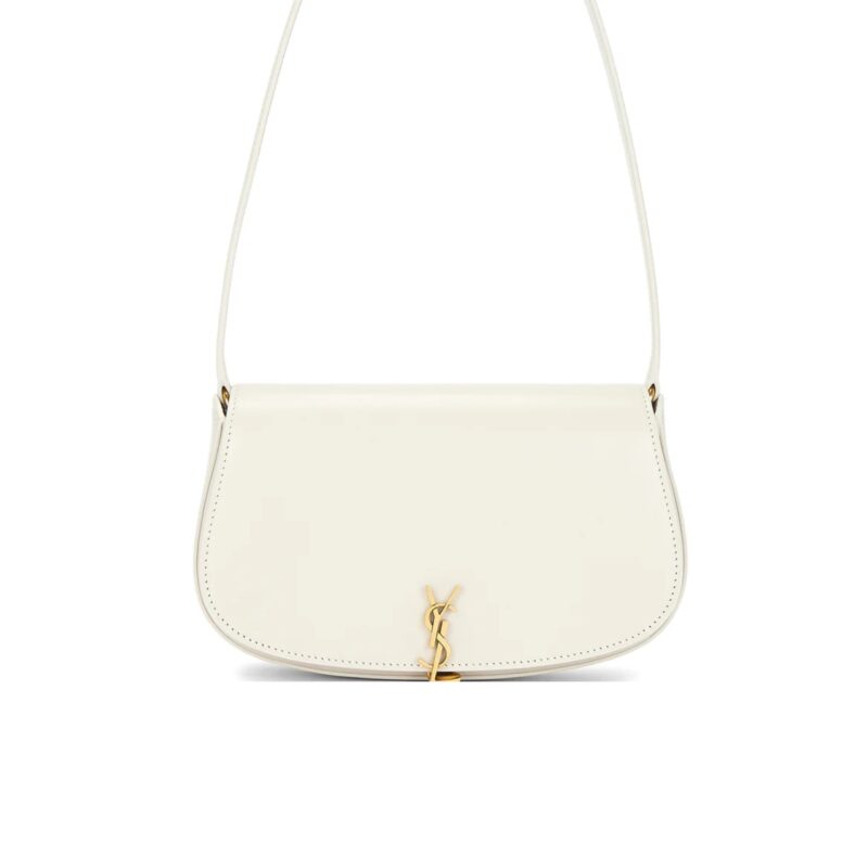 SAINT LAURENT MINI VOLTAIRE IN BOX WHITE 17CM