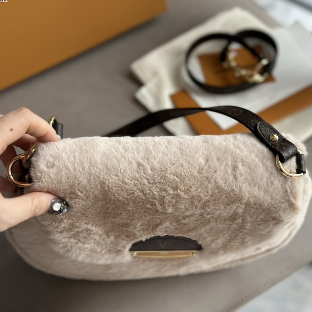 LOUIS VUITTON BAG SKI COZYGRAM SUNSET BAG CREAM 27CM M12097 - Image 7