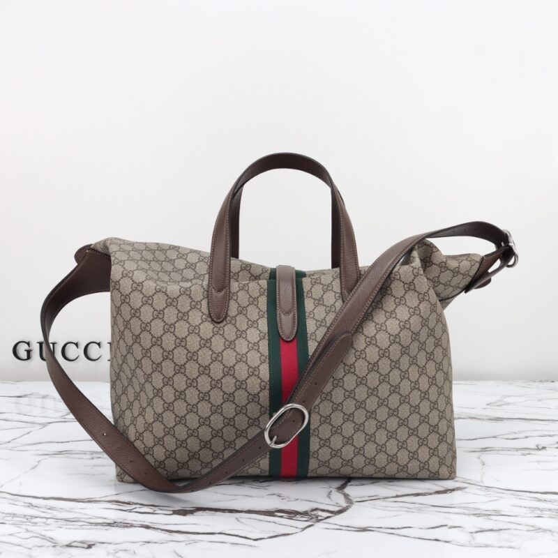 Alternative view of GUCCI JACKIE 1961 SHOULDER BAG BEIGE EBONY 45CM