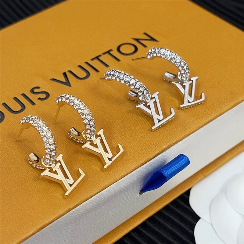 Alternative view of LOUIS VUITTON LV ICONIC EARRINGS GOLD M01732