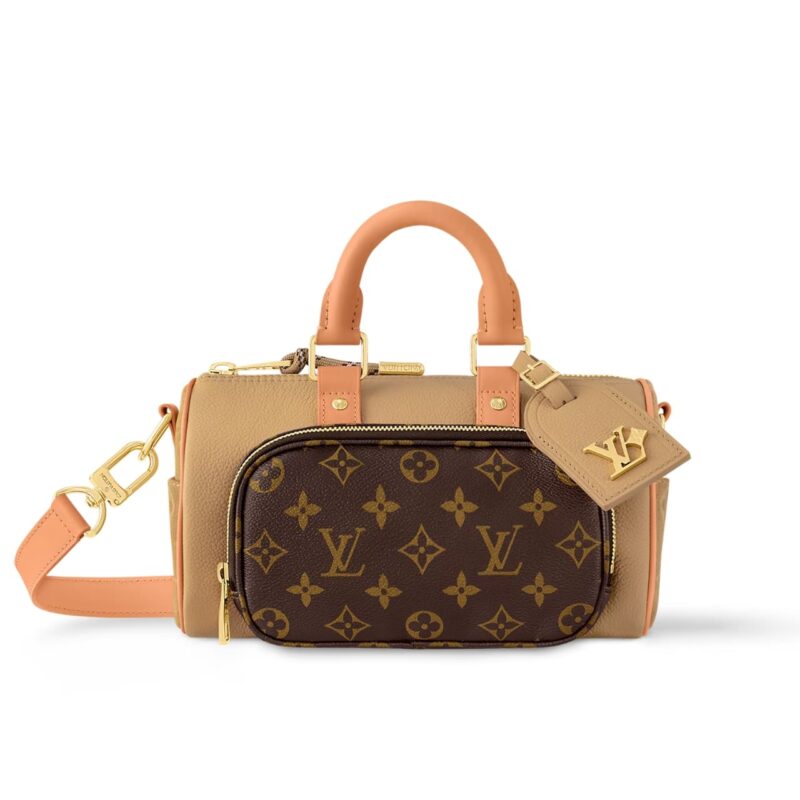 LOUIS VUITTON KEEPALL BANDOULIÈRE 25 BAG BEIGE 25CM M12627