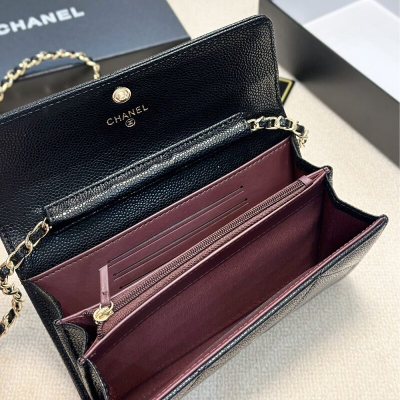 Alternative view of CHANEL LONG WALLET BLACK 19CM
