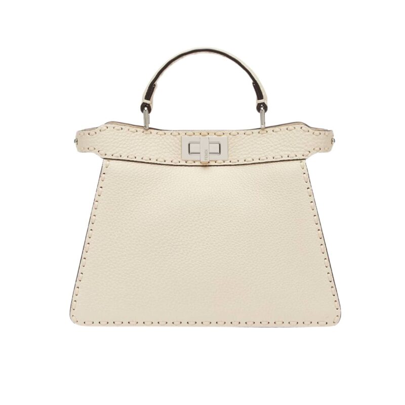 FENDI PEEKABOO ISEEU PETITE SELLERIA BAG BEIGE 27CM 8BN335ARBBF0MU3