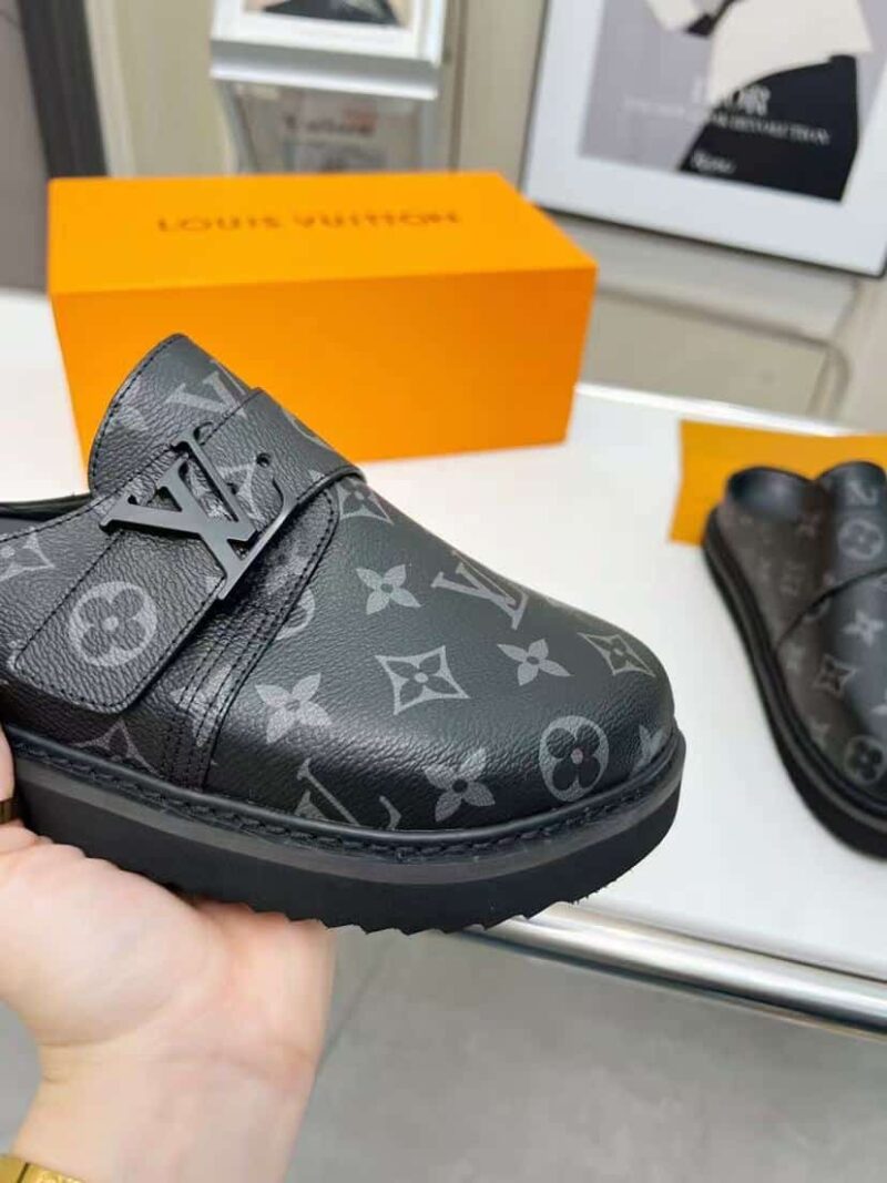 Alternative view of LOUIS VUITTON LV EASY MULE MONOGRAM ECLIPSE 1A8WIR