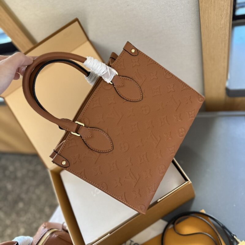 Alternative view of LOUIS VUITTON ONTHEGO MM MONOGRAM EMPREINTE COGNAC 35CM M12775