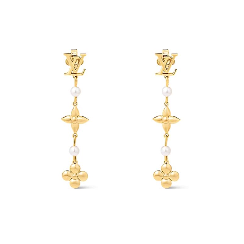 LOUIS VUITTON LOUISA EARRINGS M01577
