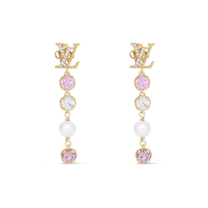 LOUIS VUITTON LV ICONIC TRESOR EARRINGS M01510