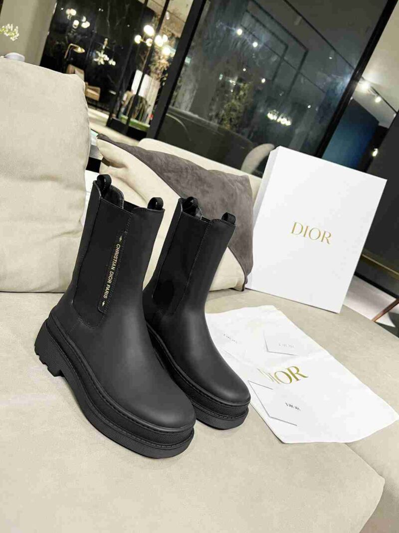 Alternative view of DIOR TRIAL ANKLE BOOTS LEATHER BLACK