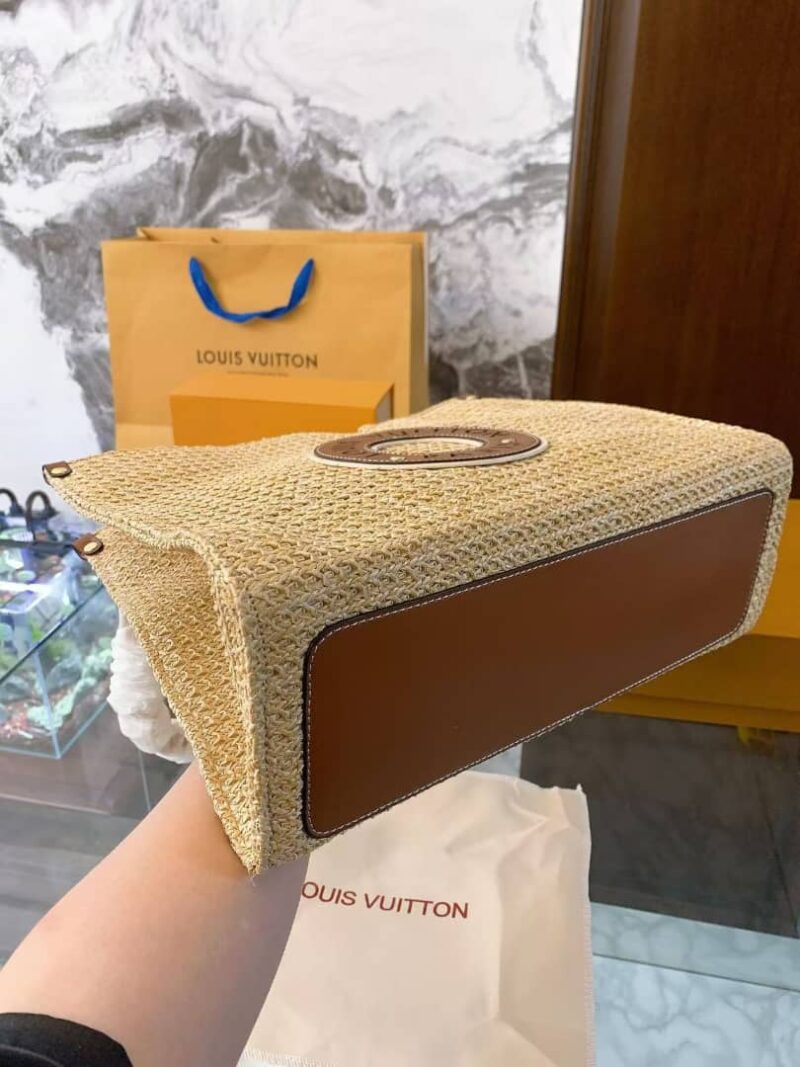 Alternative view of LOUIS VUITTON ONTHEGO MM NATURAL RAFFIA TAN 30CM M24723