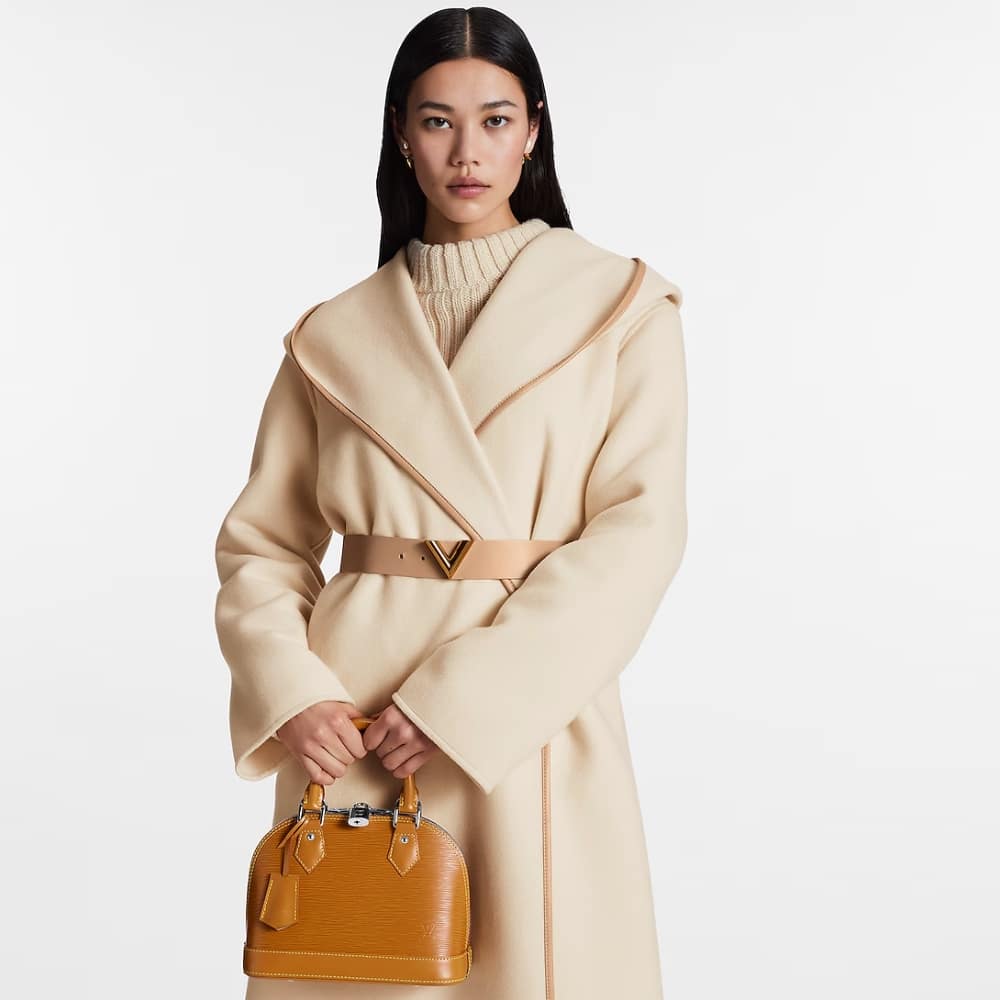 LOUIS VUITTON ALMA BB BAG HONEY BROWN 25CM M57540 - Image 3