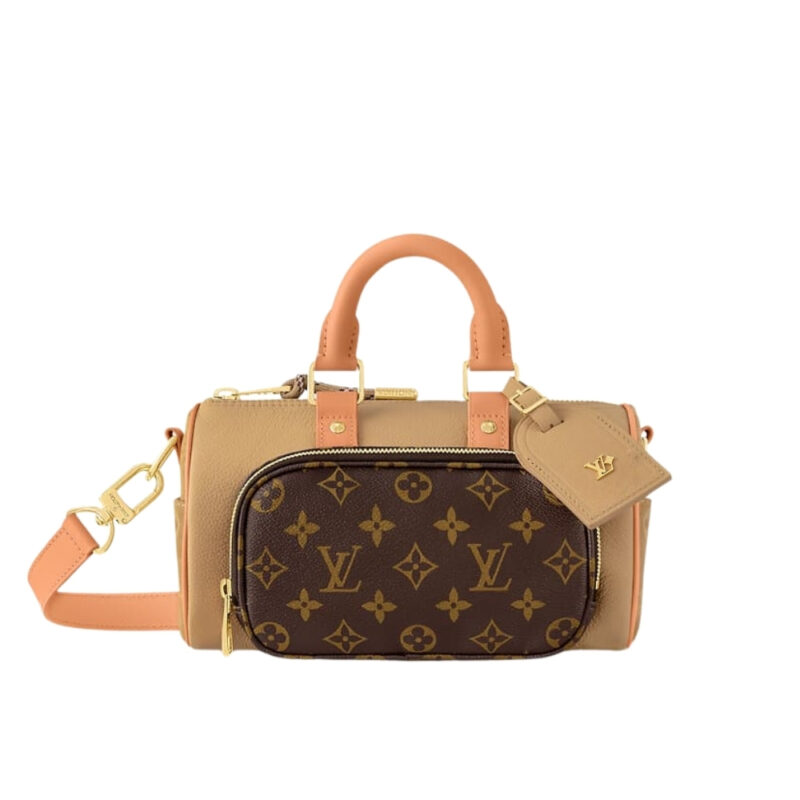 Louis Vuitton Keepall Bandoulière 25 Bag Beige 25Cm M12627