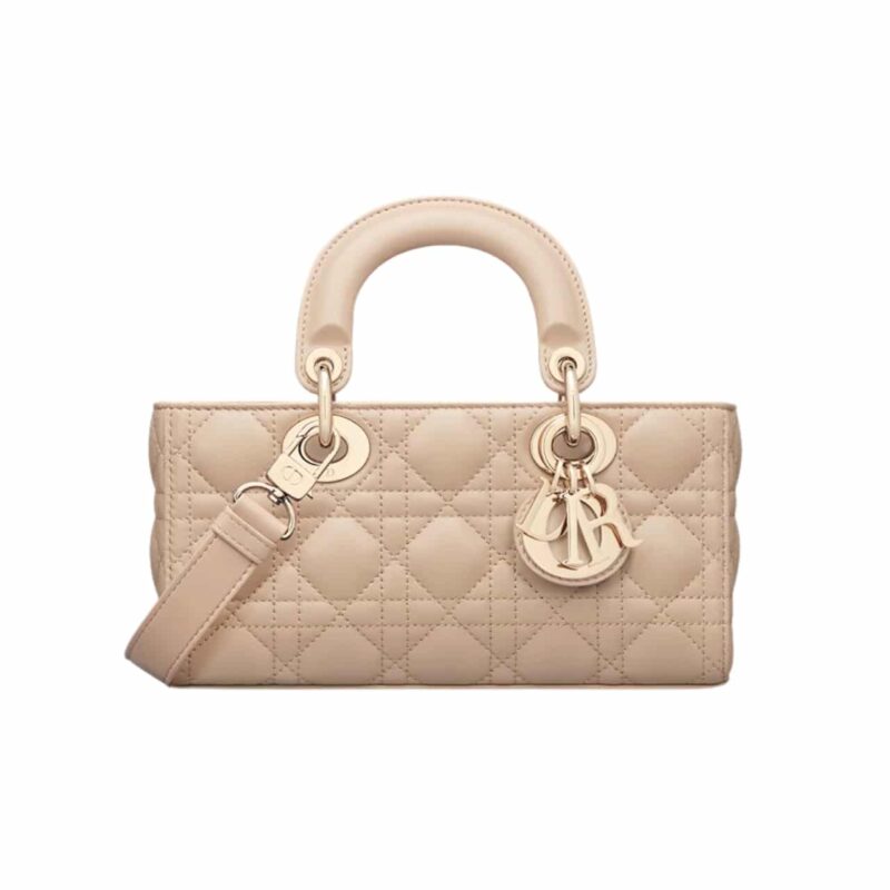DIOR SMALL LADY D JOY BAG BEIGE 22CM