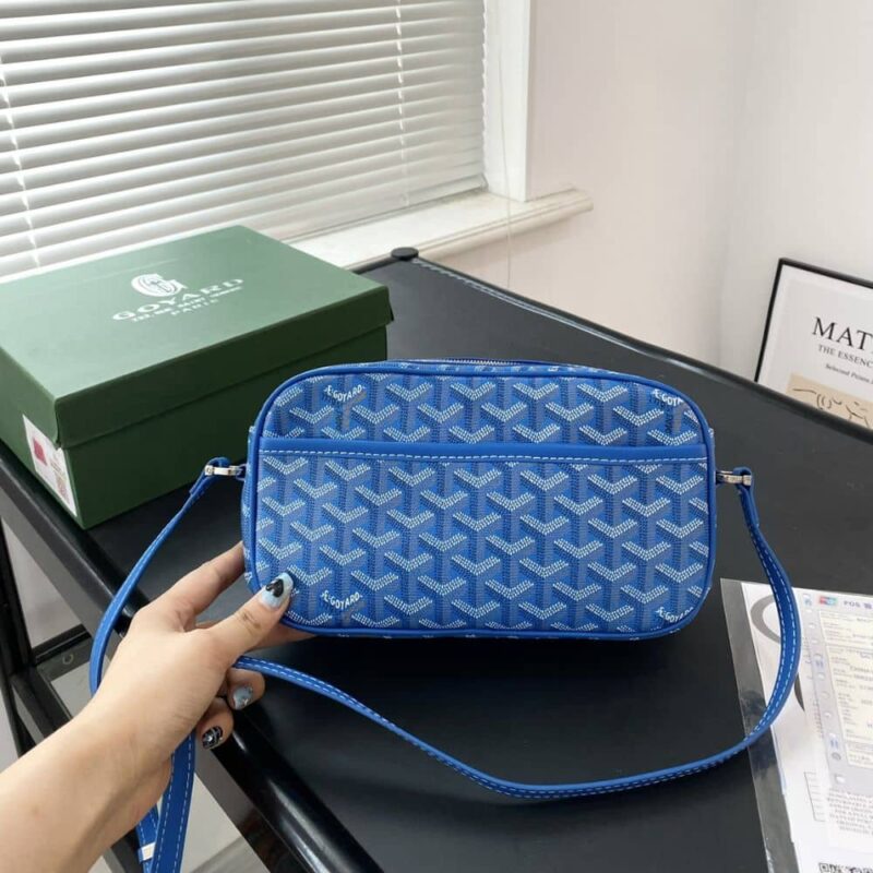Alternative view of GOYARD CAP VERT BAG BLUE 23CM