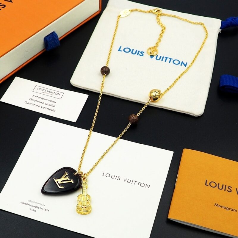 Alternative view of LOUIS VUITTON LV PICKS NECKLACE GOLD M01865