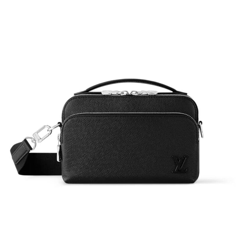 LOUIS VUITTON AVENUE MESSENGER BAG BLACK 23CM M11657