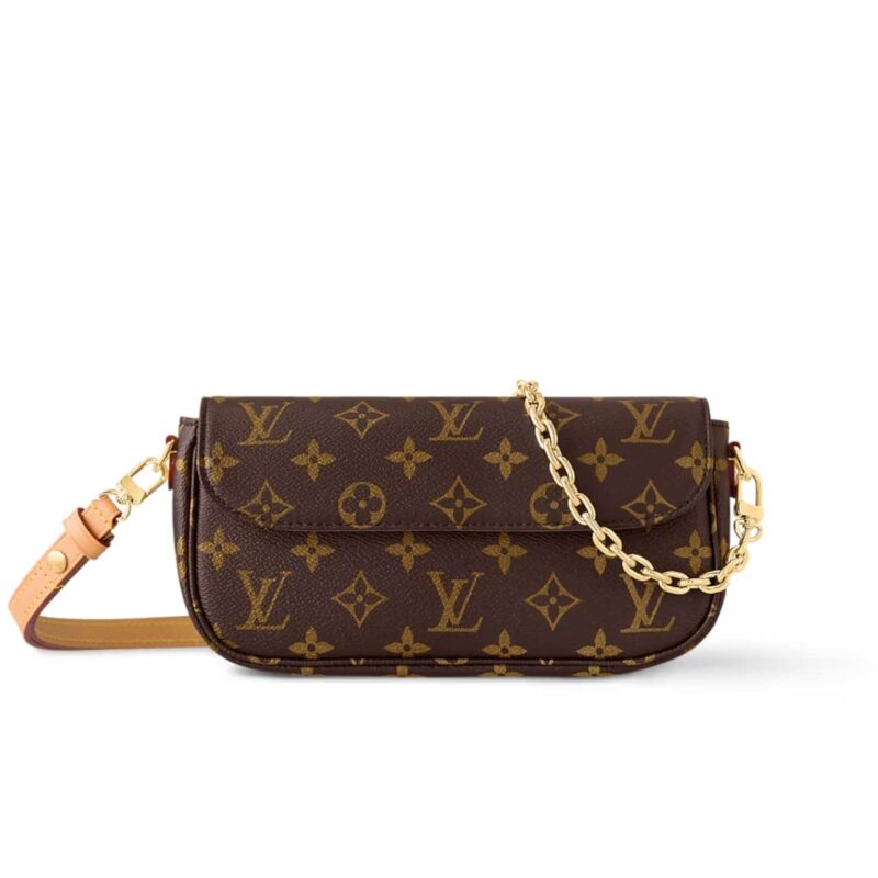 LOUIS VUITTON IVY BAG BROWN 22CM M81911