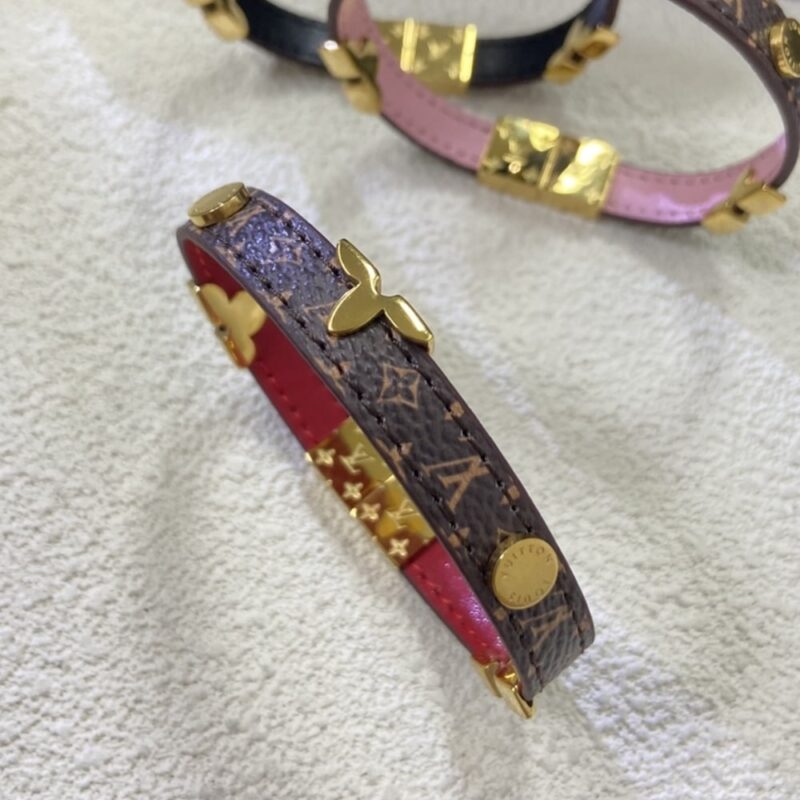 Alternative view of LOUIS VUITTON REVERSIBLE MONOGRAM BRACELET BROWN