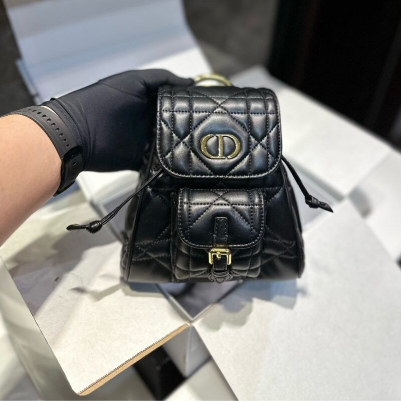 Alternative view of DIOR SMALL DIOR CARO BACKPACK BLACK 27CM