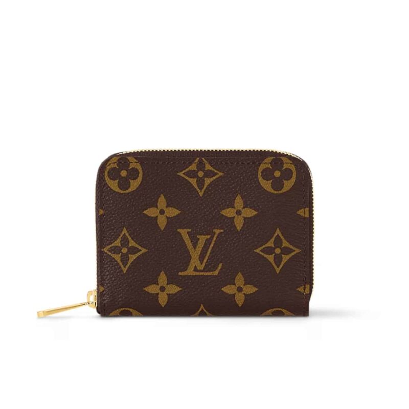 LOUIS VUITTON ZIPPY COIN WALLET BROWN 11CM M60067