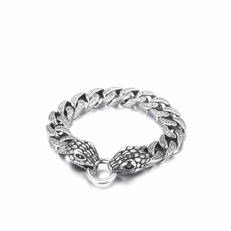 GUCCI SNAKE BRACELET SILVER