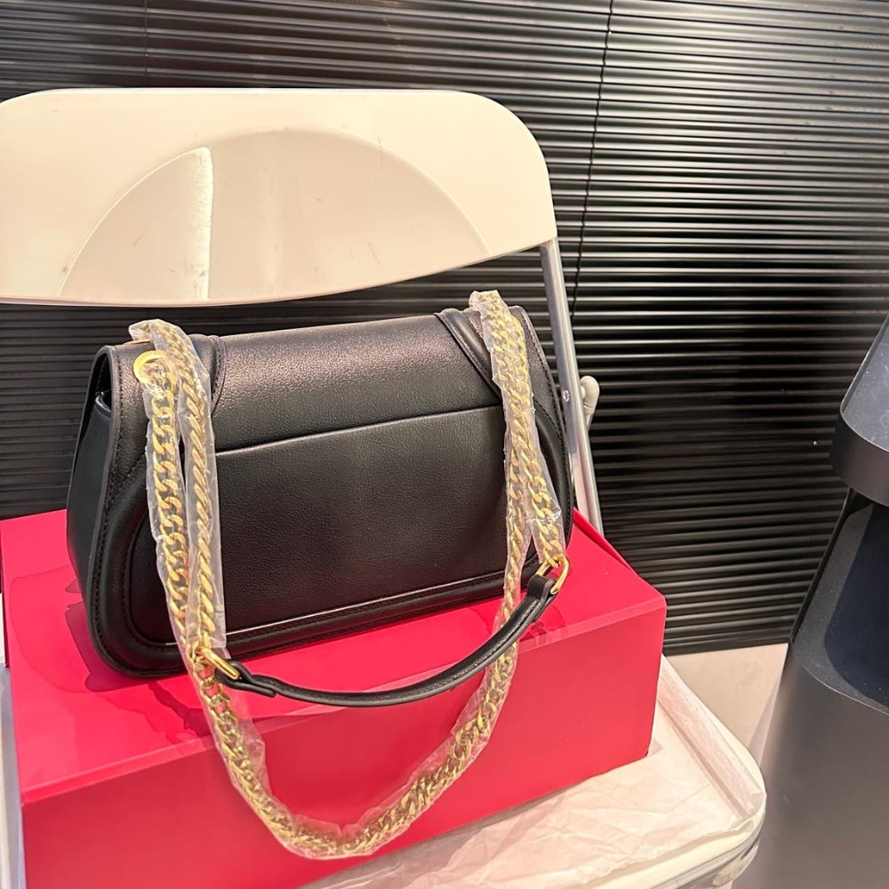 GUCCI BLONDIE SMALL SHOULDER BAG BLACK LEATHER 26CM 815715 AAEEX 1000 - Image 6