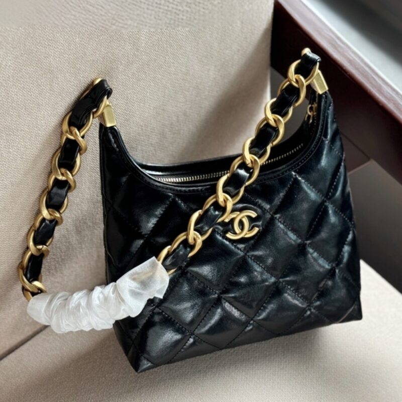 Alternative view of CHANEL GABRIELLE BAG BLACK 22CM