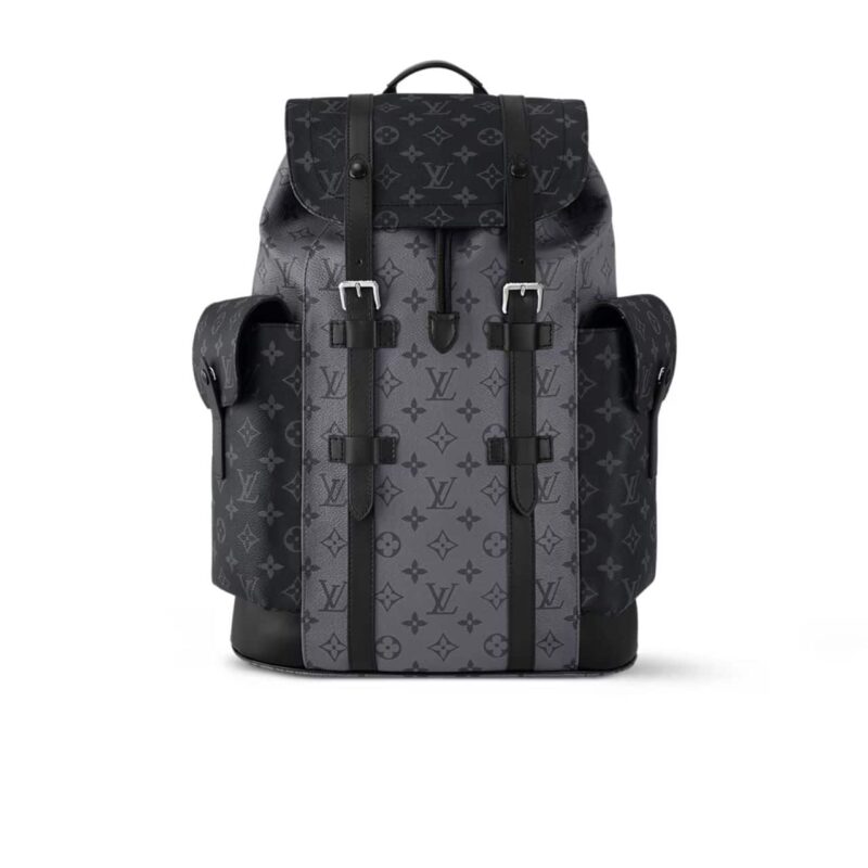 LOUIS VUITTON CHRISTOPHER PM BACKPACK MONOGRAM ECLIPSE BLACK 39CM M46331