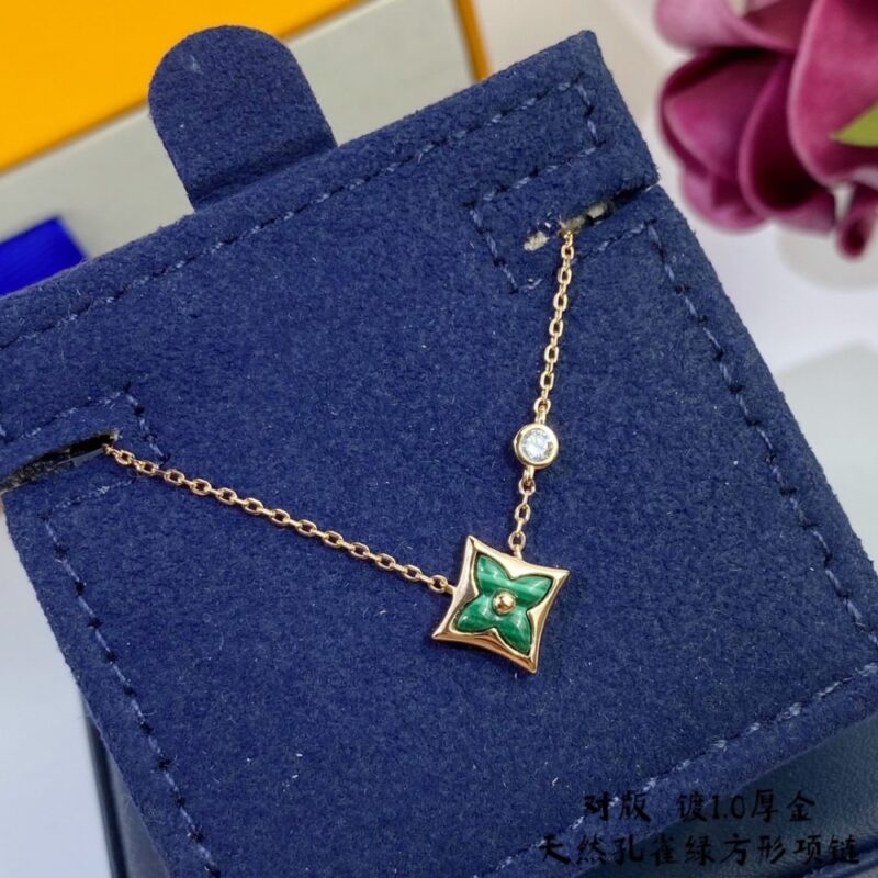 Alternative view of LOUIS VUITTON COLOR BLOSSOM BB STAR NECKLACE GREEN Q93894