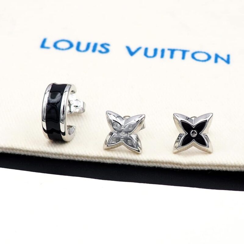 Alternative view of LOUIS VUITTON LV SPIKE EARRINGS SILVER M01718