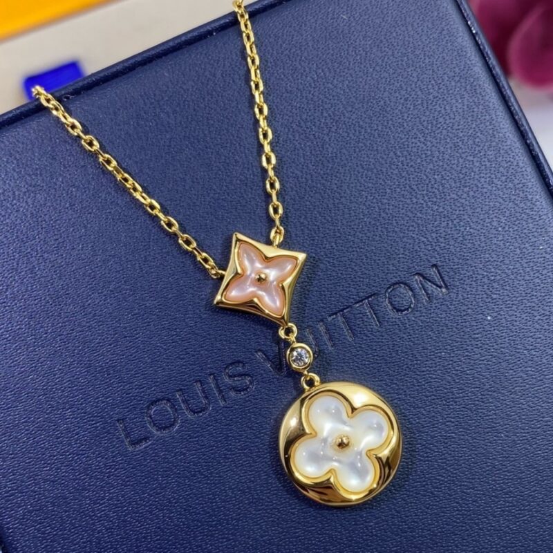 Alternative view of LOUIS VUITTON COLOUR BLOSSOM NECKLACE GOLD Q94355