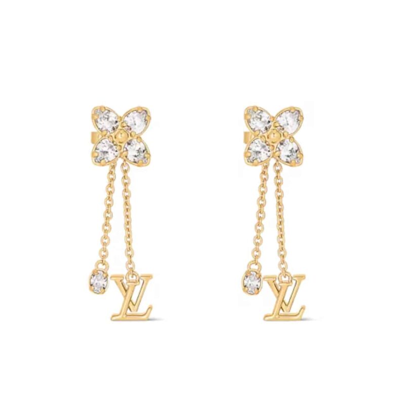 LOUIS VUITTON LV DAZZLE EARRINGS M01996