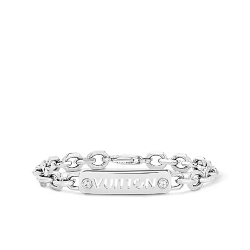 LOUIS VUITTON LV ID BRACELET SILVER M0994L