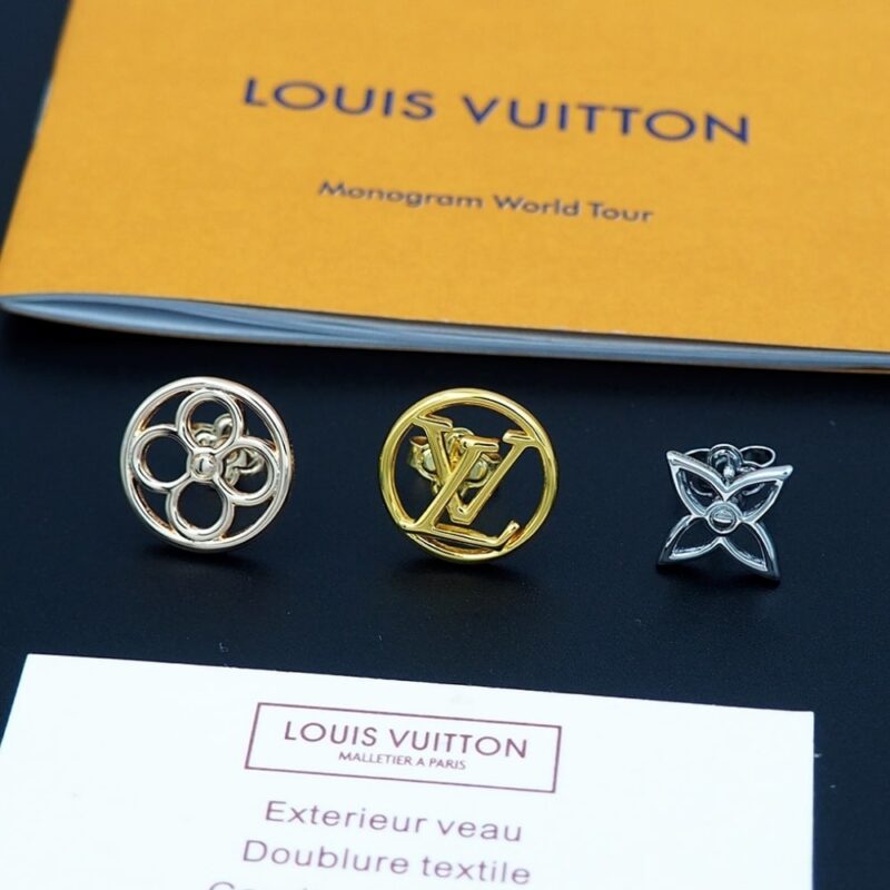 Alternative view of LOUIS VUITTON LV LACE EARRINGS M01041