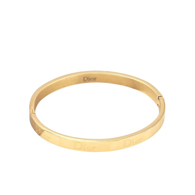 DIOR BLING SECRET STAINLESS STEEL GOLD PLATED BRACELET