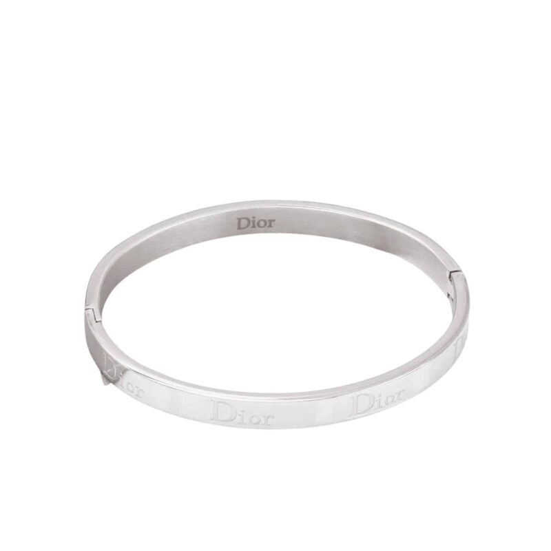 DIOR BLING SECRET STAINLESS STEEL SILVER PLATED BRACELET