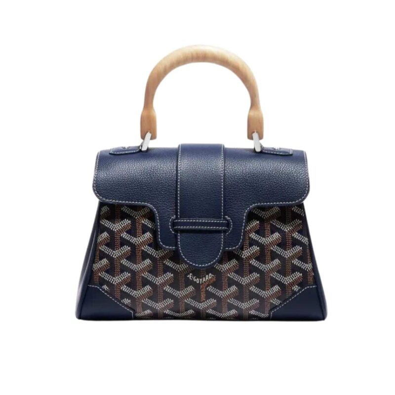 GOYARD SAÏGON SOUPLE MINI BAG DARK BLUE 20CM