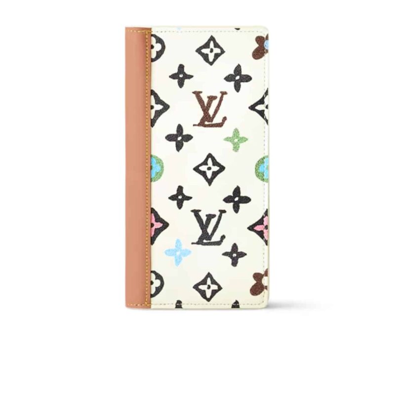 LOUIS VUITTON BRAZZA WALLET WHITE 19CM M83335