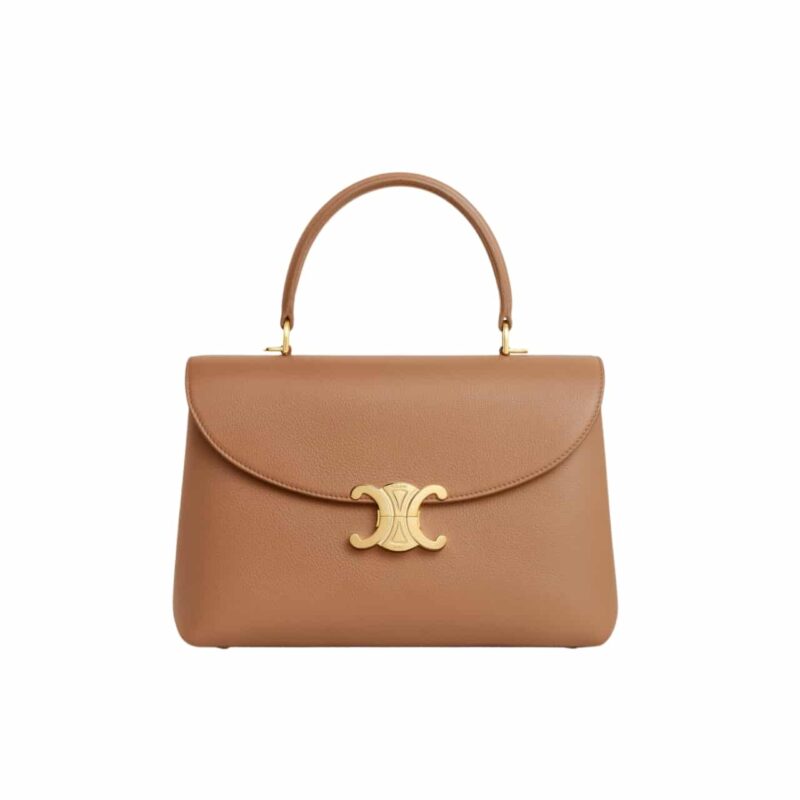 CELINE TEEN NINO BAG IN SHINY TAN 20CM