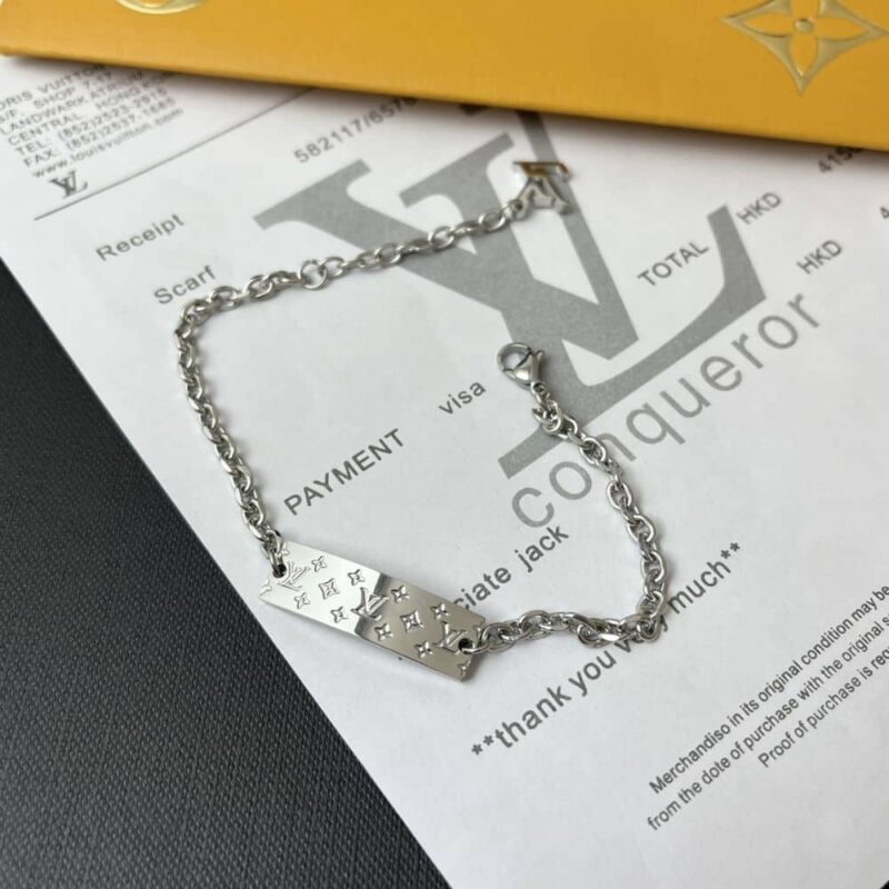 Alternative view of LOUIS VUITTON MONOGRAM BOLD BRACELET SILVER M00681