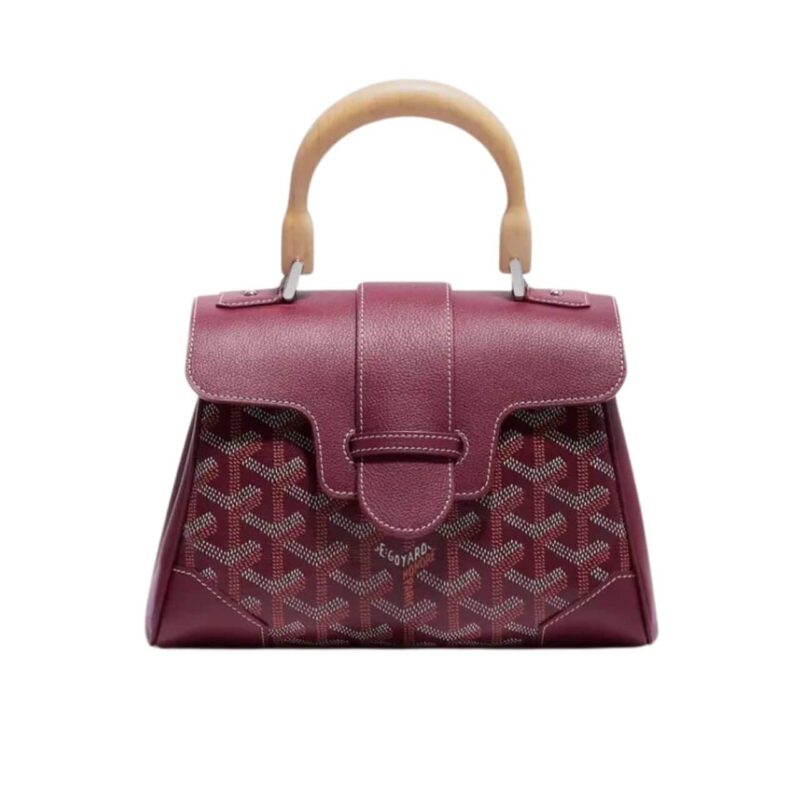 GOYARD SAÏGON SOUPLE MINI BAG DARK RED 20CM