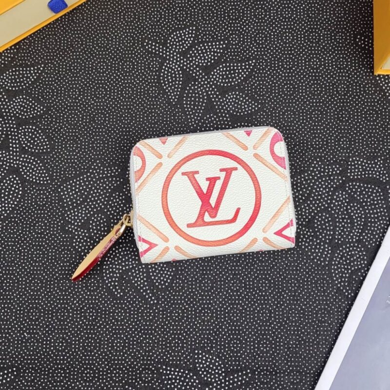 Alternative view of LOUIS VUITTON LV BY THE POOL ZIPPY COIN PURSE CORAL 11CM
