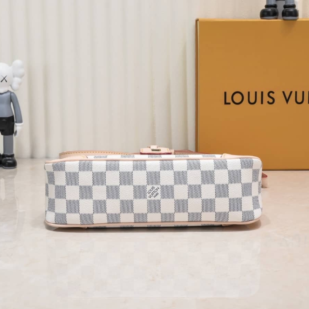Louis Vuitton Odéon Shoulder Bag Damier Azur 26Cm - Image 8
