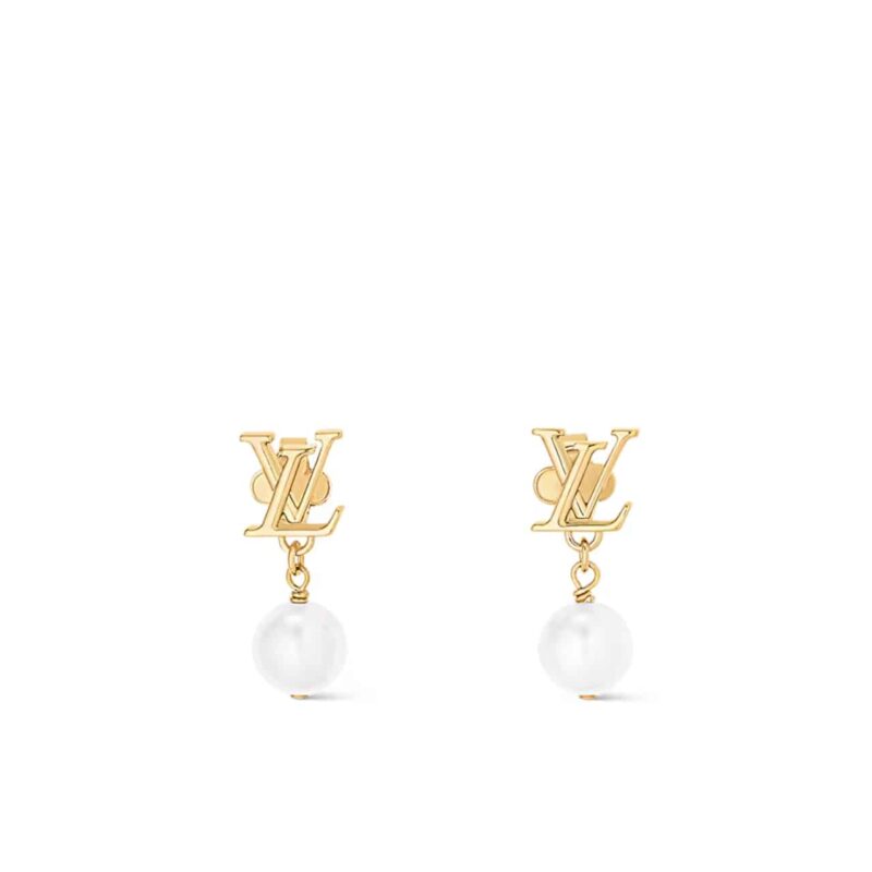 LOUIS VUITTON LV ICONIC LOUISA EARRINGS M01585