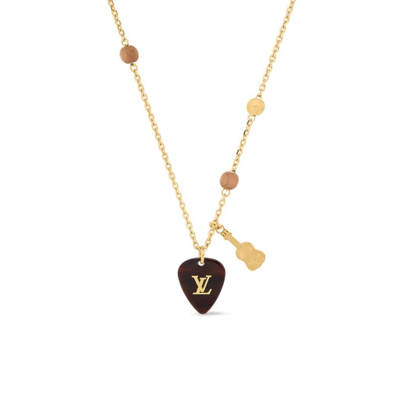 LOUIS VUITTON LV PICKS NECKLACE GOLD M01865