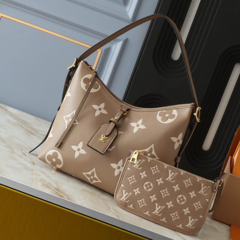 Alternative view of LOUIS VUITTON CARRYALL PM CRÈME BEIGE 29CM M47180