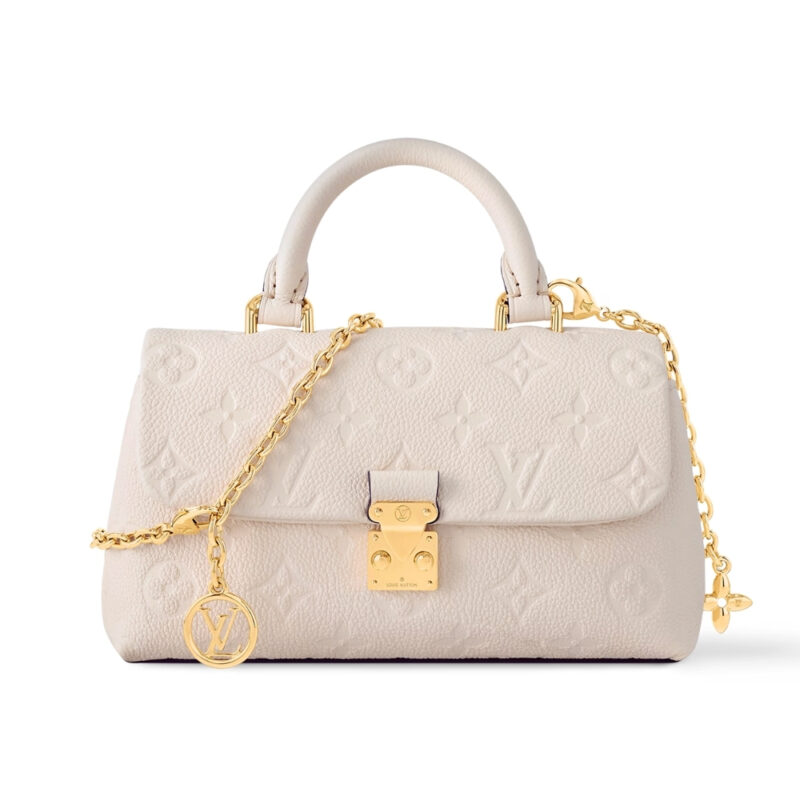 LOUIS VUITTON NANO MADELEINE CREAM 21CM M12145